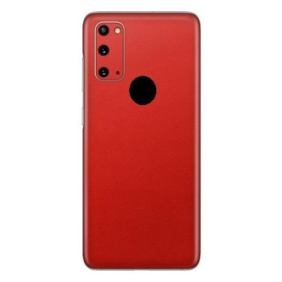 Set Folii Skin Acoperire 360 Compatibile cu Samsung Galaxy A21s (Set 2) - ApcGsm Wraps Cardinal Red foto