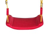 Leagan Copii Suspendat Rosu, Reglabil 79-108cm, Interior/Exterior, 42x9x23cm, Max 23kg, Plastic