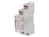 Releu Monostabil RELPOL 3PDT 8A RPI-3P-UNI pentru sina DIN, Tensiune control 12-240V AC/DC, LED, IP20