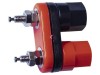 Conector banană stacabil 4mm 15A 3kV negru/roșu 33mm alamă
