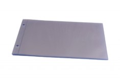 10 folii pentru bancnote si carti postale, Orizontal, cu 1 buzunar de 128 x 198 mm