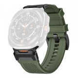Curea Techsuit W068 pentru Samsung Galaxy Watch Ultra, Verde Neagra