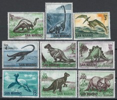 San Marino 1965 Mi 833/41 MNH - Animale preistorice, dinozauri