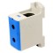 Conector Șine 25-150mm2 2 Borne Albastru