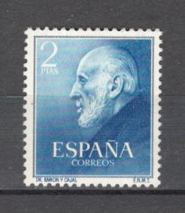 Spania.1952 100 ani nastere S.Ramon y Cajal-medic PREMIUL NOBEL SS.130 foto