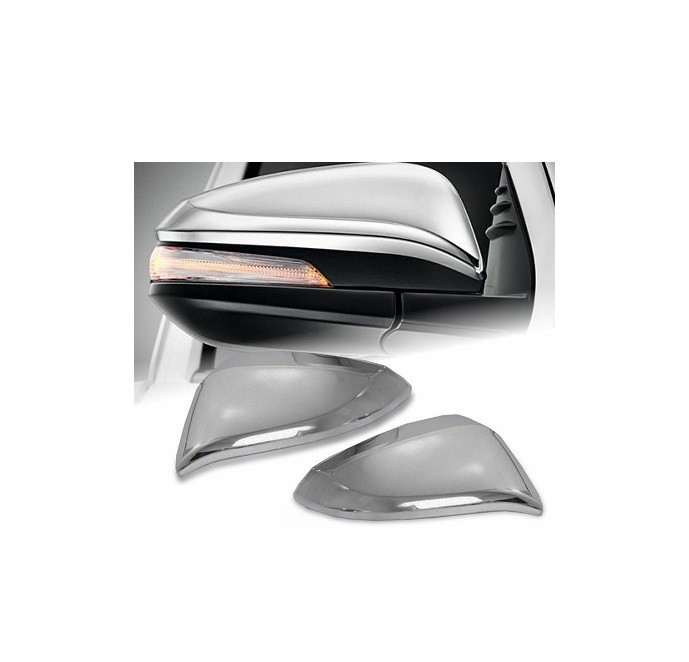 Carcasa oglinda exterioara Toyota Hilux (N120), 06.2016-, Stanga, carcasa crom