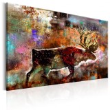 Cumpara ieftin Tablou - Colourful Caribou 120x80 cm