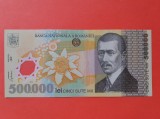 Bancnota 500000 Lei 2000, Semnatura Ghizari, aUNC, Romania, Colectie Numismatica