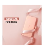 UGREEN 10000mAh Dual Fashion USB Powerbank 1A/2.1A-Culoare Roz