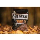 Boilies Dynamite Baits Hot Crab &amp; Krill 15mm, 1.8kg