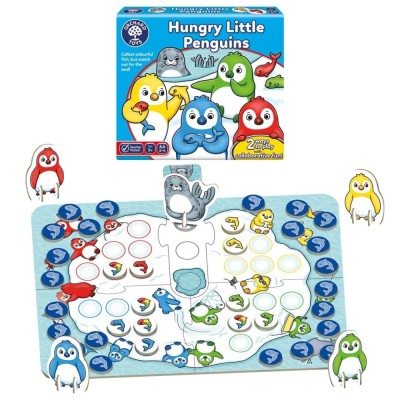 Joc de societate Pinguini Mici si Flamanzi HUNGRY LITTLE PENGUINS foto