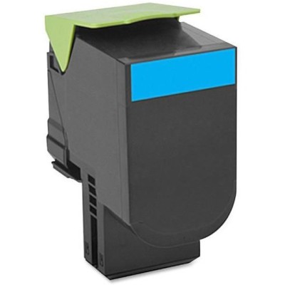 Toner Lexmark 80C2XCE, cyan, 4 k foto