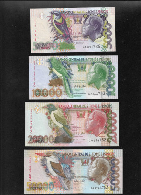 Set Sao Tome e Principe 5000 + 10000 + 20000 + 50000 dobras 2013 unc foto