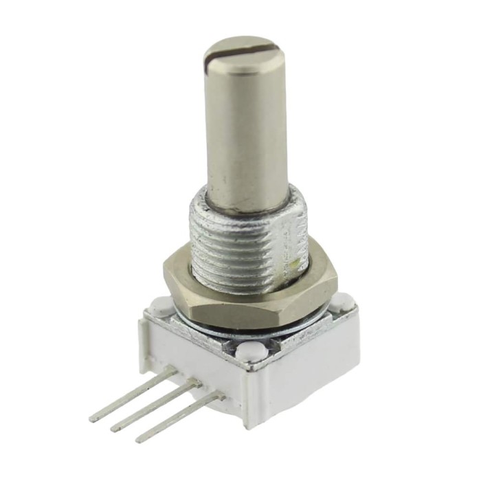 Potentiometru axial, cermet, 1k&Omega;, 1W, VISHAY - 14910F0GJSX10102KA