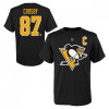 Pittsburgh Penguins tricou de copii Sidney Crosby 87 Name &amp; Number black - Dětské L (13 - 14 let)