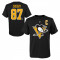 Pittsburgh Penguins tricou de copii Sidney Crosby 87 Name &amp;amp; Number black - Dětsk&eacute; S (6 - 9 let)