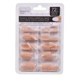 Unghii Artificiale Set 72 Bucăți, Natural, Formă Pătrată, Mărime Medie, Oem