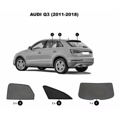 Perdele Auto Premium compatibile Audi Q3 U8 2011-2018