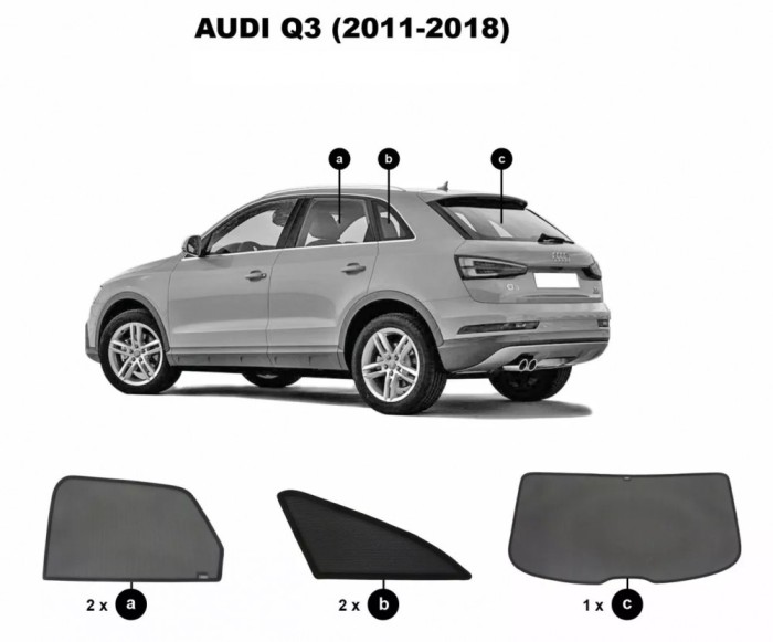 Perdele Auto Premium compatibile Audi Q3 U8 2011-2018