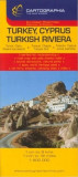 Hartă rutieră Turcia, Cipru și Riviera Turciei - Paperback - *** - Cartographia Studium