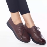 Pantofi casual magda maro piele ecologica, 36