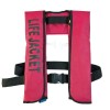 Vesta Salvare Automata Baracuda SV8, 100kg, Rosu/Negru, Pescuit, Navigatie, Unisex, Fluier+CO2