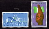 NIGERIA 1962, Arta, Arhitectura, serie neuzată, MNH