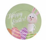 Platou Bunny w egg, &Oslash;33 cm, polipropilena, verde, Excellent Houseware