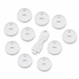 Cumpara ieftin Set 10 Protectii pentru Prize cu Cheie de Deblocare, Sistem Siguranta pentru Copii, ABS Rezistent, Montaj Usor, Alb, 3.7 x 2.3 cm