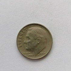 MONEDA S. U. A. 1 ONE DIME. 1968 D