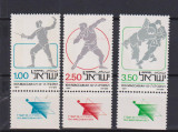 ISRAEL SPORT 1977 MI 704-706 MNH, Nestampilat