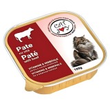 Hrana umeda pentru pisici, Cat Joy, adult, vita, 100 g