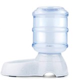 Dispenser Automat Apa/Hrana Animale, 3.8L, Caini, Pisici, Antiderapant, Plastic PET, Transparent