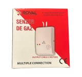 Detector de Gaz 9 - 12 V-DC 220v, Cablu 3 Metrii si Conectare Multipla Roval