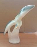 Bibelou portelan romanesc Pasare Pescarus