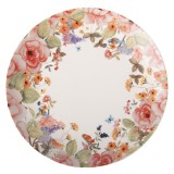 Cumpara ieftin Farfurie portelan multicolor Flowers &Oslash; 20x2 cm