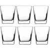Set 6 Pahare Whisky Pasabahce Carre, 194ml - Pahare Rezistente, Design Elegant, Ideal Bar/Casa