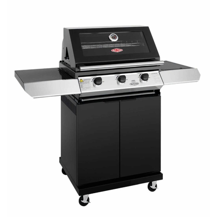 Gratar pe gaz 3 arzatoare - butelie/retea Discovery 1200E, BeefEater Essential GrillCooking