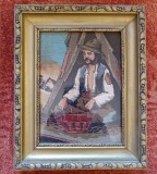 Goblen cu țigan coșar