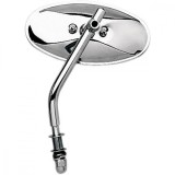 Oglinda Moto Universala Dreptunghiulara, Prindere M10, Tija Aluminiu 12.5cm, 51x115mm, Stanga/Dreapta
