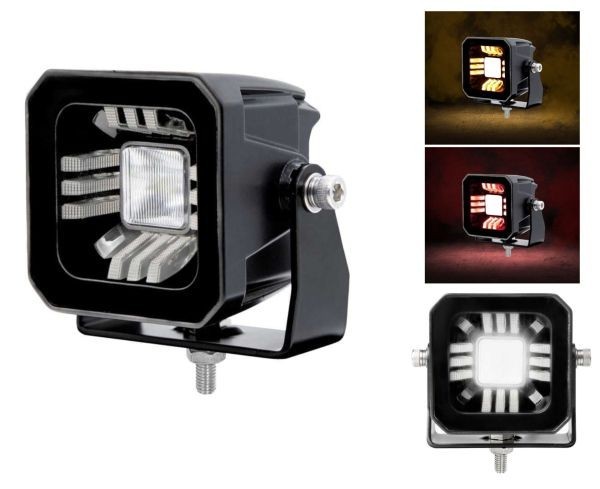 LED Lumini de lucru 12V 24V 30w 1000lm POD pentru Camion tractor Suv 4x4 Flood DRL Lampa Alb/Rosu/Galben