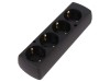Conector Alimentare AC Mamă Spliter 250VAC 16A Negru