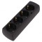Conector Alimentare AC Mamă Spliter 250VAC 16A Negru