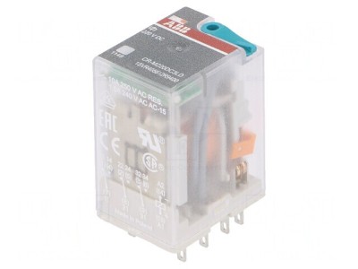 Releu electromagnetic 3PDT 220VDC 10A foto