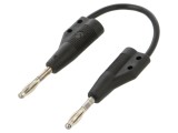 Cablu de măsurare HIRSCHMANN T&amp;M 60VDC 30VAC 6A cu soclu axial 2mm negru