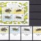 Mauritius 2000 fauna insecte MI 895-898 + bl. 22 MNH ww80