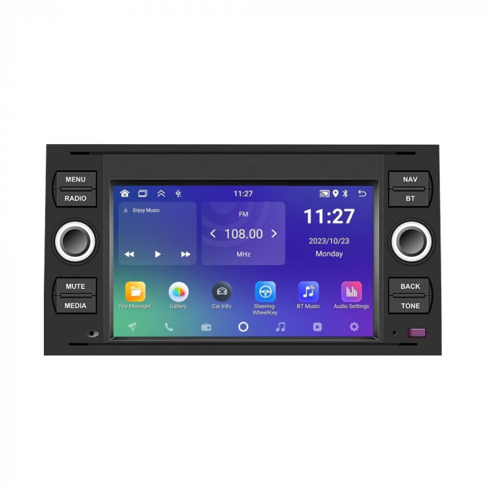 Navigatie dedicata cu Android Ford Kuga I 2008 - 2012, negru, 2GB RAM, Radio