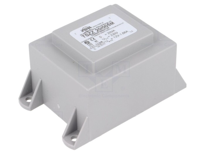 Transformator &icirc;ncapsulat 20VA 230V AC 12V