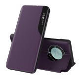 Husa smart view compatibila cu honor magic 5 lite, tip carte, htpmag, mov
