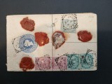 INDIA-lot-clasice-plic circulat--stampilate-RARR